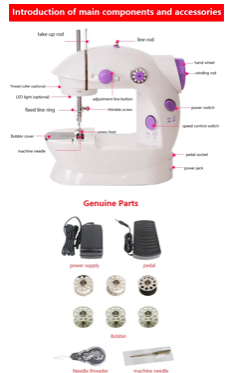 Miniatura 2 de MAQUINA DE COSER PORTATIL